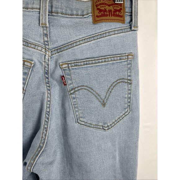 Levis Ribcage Bootcut 90s Faded Jeans Womens Size 30 - Picture 8 of 13